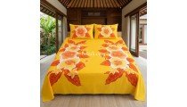 Hot Sale Bedsheet Hand Painted Originally by Balinese Artisans